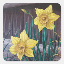 Yellow Daffodils Stickers