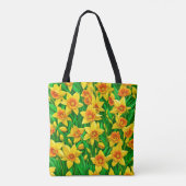 Yellow Daffodils Tote Bag Tasche (Rückseite)