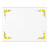 Yellow Daffodils Welsh Wales Spring Floral Blume Tischdecke (Vorderseite (Horizontal))