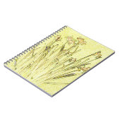 Yellow Daffodin Blume Notebook Notizblock (Linke Seite)