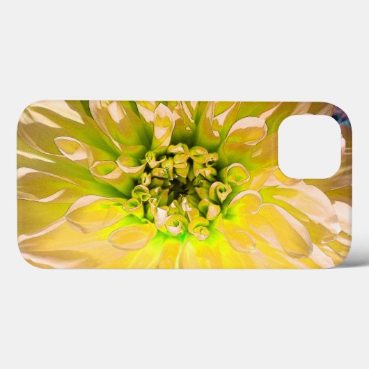 Yellow Dahlia Blume Case-Mate iPhone Hülle (Rückseite (Horizontal))