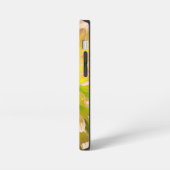 Yellow Dahlia Blume iPhone Hülle (Linke Seite)