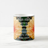 Yellow Dahlia Blume Kaffeetasse (Mittel)