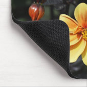 Yellow Dahlia Blume Wisley Gardens Monongram Mousepad (Ecke)