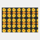 Yellow Dahlia Elegante Blume Inspiration Zitat Geschenkpapier Set (Vorderseite 3)