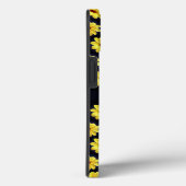 Yellow Dahlia Elegante Blume Monogram Case-Mate iPhone Hülle (Rückseite / Rechts)