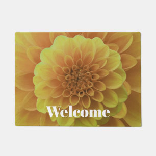 Yellow Dahlia Fußmatte