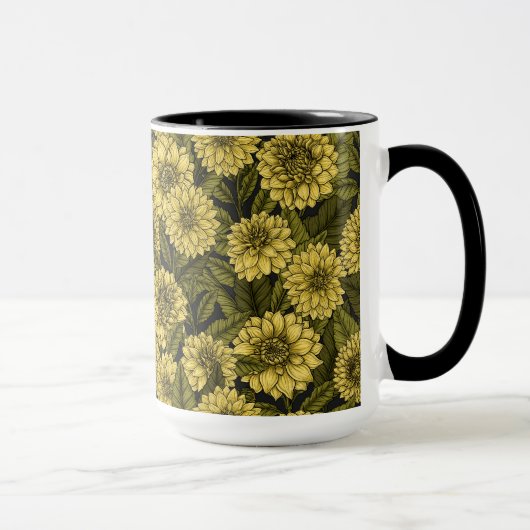 Yellow Dahlia Garden Tasse (Rechts)