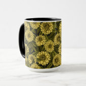 Yellow Dahlia Garden Tasse (Vorderseite Links)