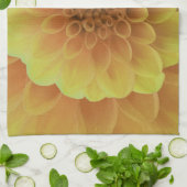 Yellow Dahlia Geschirrtuch (Gefaltet)