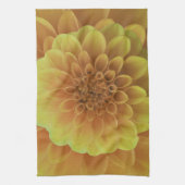 Yellow Dahlia Geschirrtuch (Vertikal)