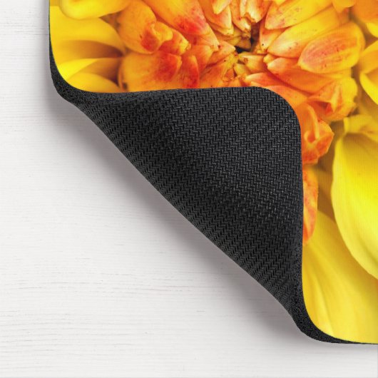 Yellow Dahlia Mousepad (Ecke)