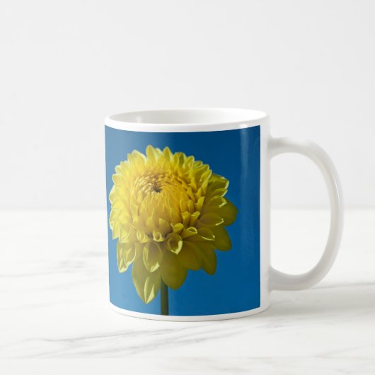 Yellow Dahlia Tasse (Rechts)