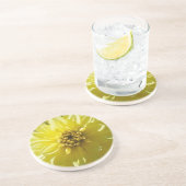 Yellow Dahlia Untersetzer (Seite)