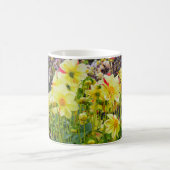 Yellow dahlias Garden Kaffeetasse (Mittel)