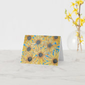 YELLOW DAISIES CARD KARTE (Gelbe Blume)
