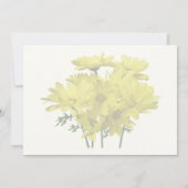 Yellow Daisies Einladung (Rückseite)