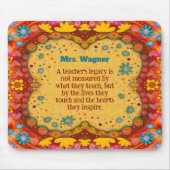 Yellow Daisies Inspiration Lehrer Mousepad (Vorne)