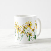 Yellow Daisies Kaffeetasse (VorderseiteRechts)