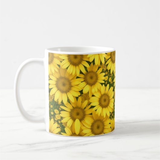 Yellow Daisies Kaffeetasse (Links)