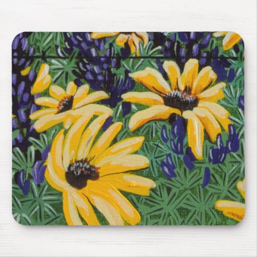 Yellow Daisies Mousepad (Vorne)