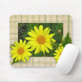 Yellow Daisies Mousepad (Mit Mouse)
