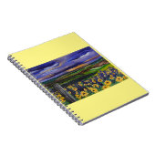 Yellow Daisies Notizblock (Rechte Seite)