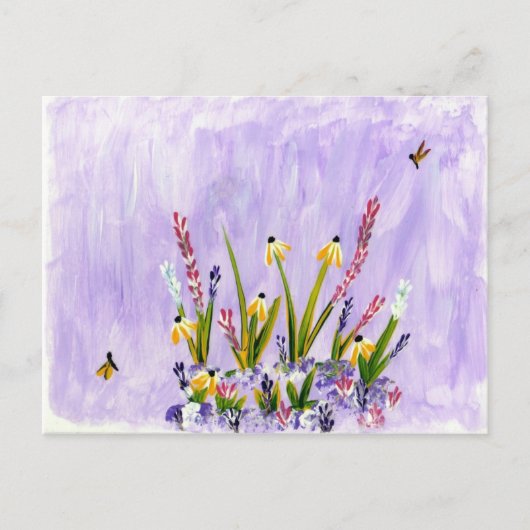 Yellow Daisies Postkarte (Vorderseite)