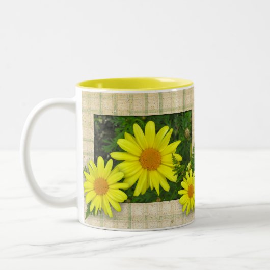 Yellow Daisies Tasse (Links)