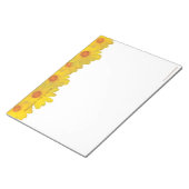 Yellow Daisies, vielen Dank - LARGE Notepad Notizblock (angewinkelt)