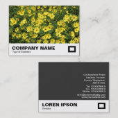 Yellow Daisies Visitenkarte (Vorne/Hinten)