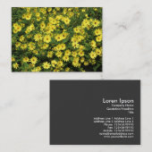 Yellow Daisies Visitenkarte (Vorne/Hinten)