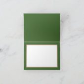 Yellow Daisis Green Background Vielen Dank Karte (Innenseite)