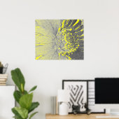 Yellow Daisy Art Poster (Heimbüro)