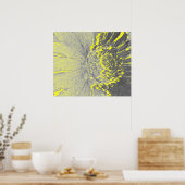 Yellow Daisy Art Poster (Küche)