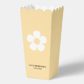 Yellow Daisy Birthday | Elegant Popcorn Geschenkschachtel (Vorderseite)