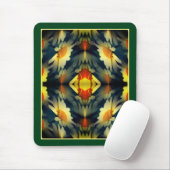 Yellow Daisy Blume Abstrakt Mousepad (Mit Mouse)