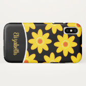 Yellow Daisy Blume Handy Case (Rückseite (Horizontal))
