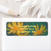 Yellow Daisy Blume Impressionist Painting Address (Insitu)
