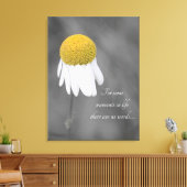 Yellow Daisy Blume Leinwanddruck (Insitu (Wohnzimmer))