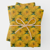 Yellow Daisy Blume Nattern Pattern Geschenkpapier Set (Beispiel)