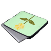 Yellow Daisy Blume Notebook-Tasche Laptopschutzhülle (Vorne Knopf)