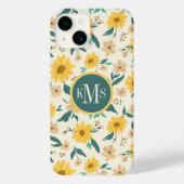 Yellow Daisy Blume Pattern Case-Mate iPhone Hülle (Rückseite)