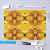 Yellow Daisy Blume Petal Abstrakt Decoupage Seidenpapier (Handwerk)