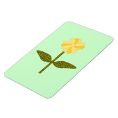 Yellow Daisy Blume Premium Magnet (Linke Seite)