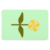Yellow Daisy Blume Premium Magnet (Horizontal)