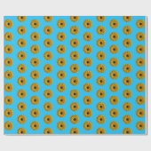 Yellow Daisy Blume Spring Summer Garden Geburtstag Geschenkpapier (Flach)