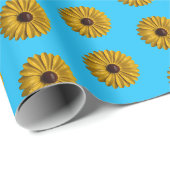 Yellow Daisy Blume Spring Summer Garden Geburtstag Geschenkpapier (Rolleneckpunkt)