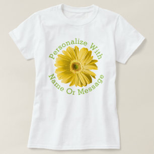 Yellow Daisy Blume T-Shirt