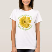 Yellow Daisy Blume T-Shirt (Vorderseite)